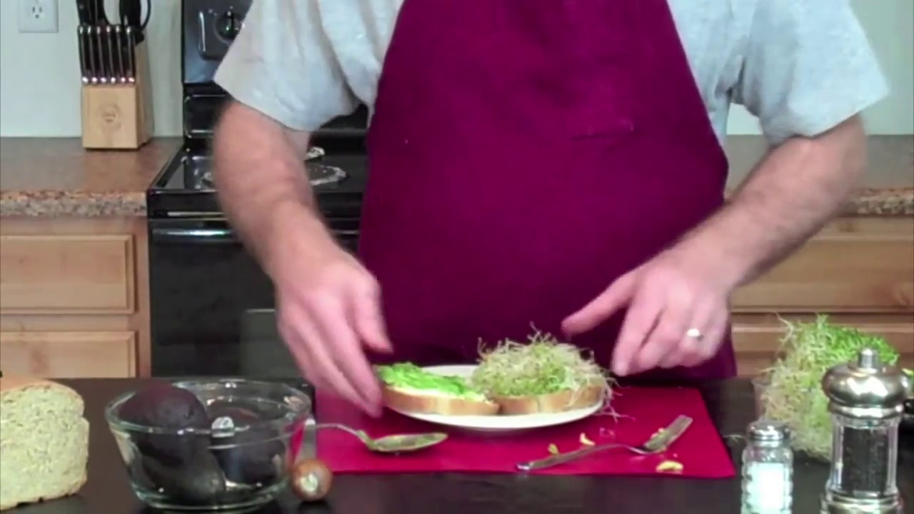 Nutritious Alfalfa Sprout Sandwich