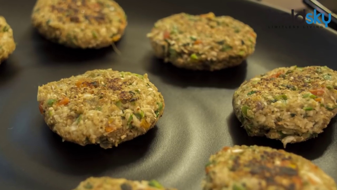 Oats and Cauliflower Tikki