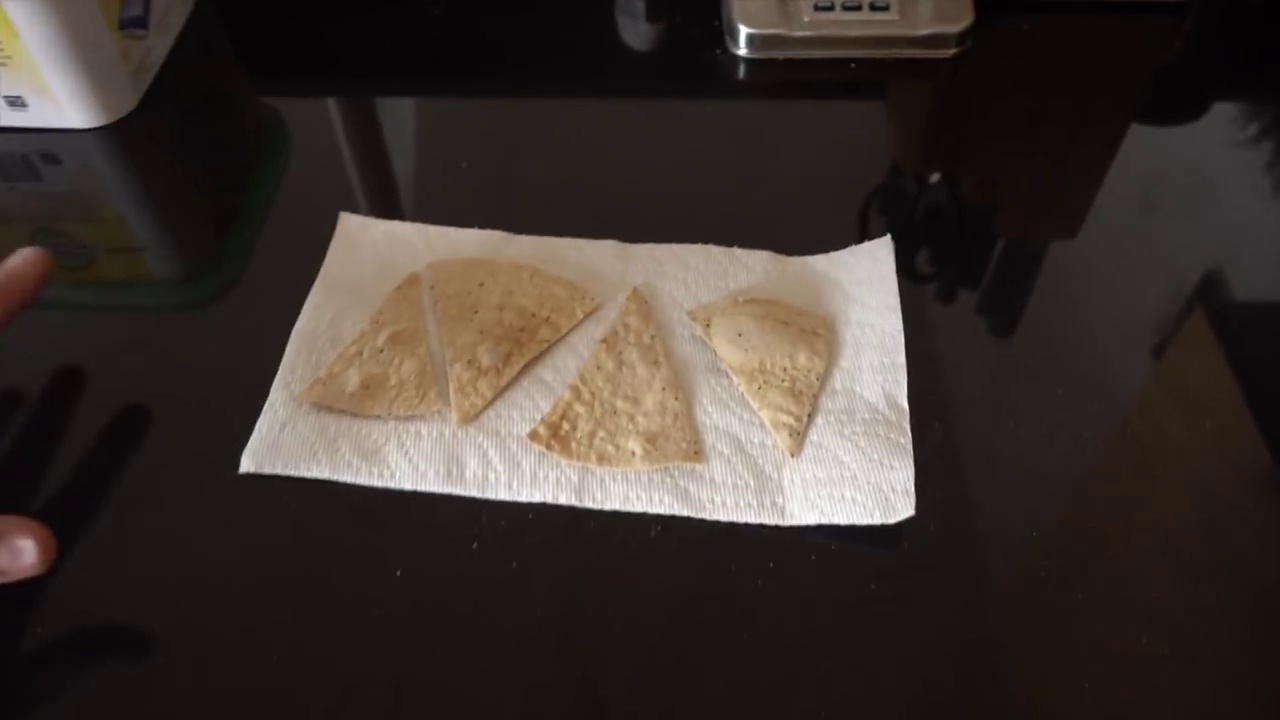 Crispy Fresh Tortilla Triangles