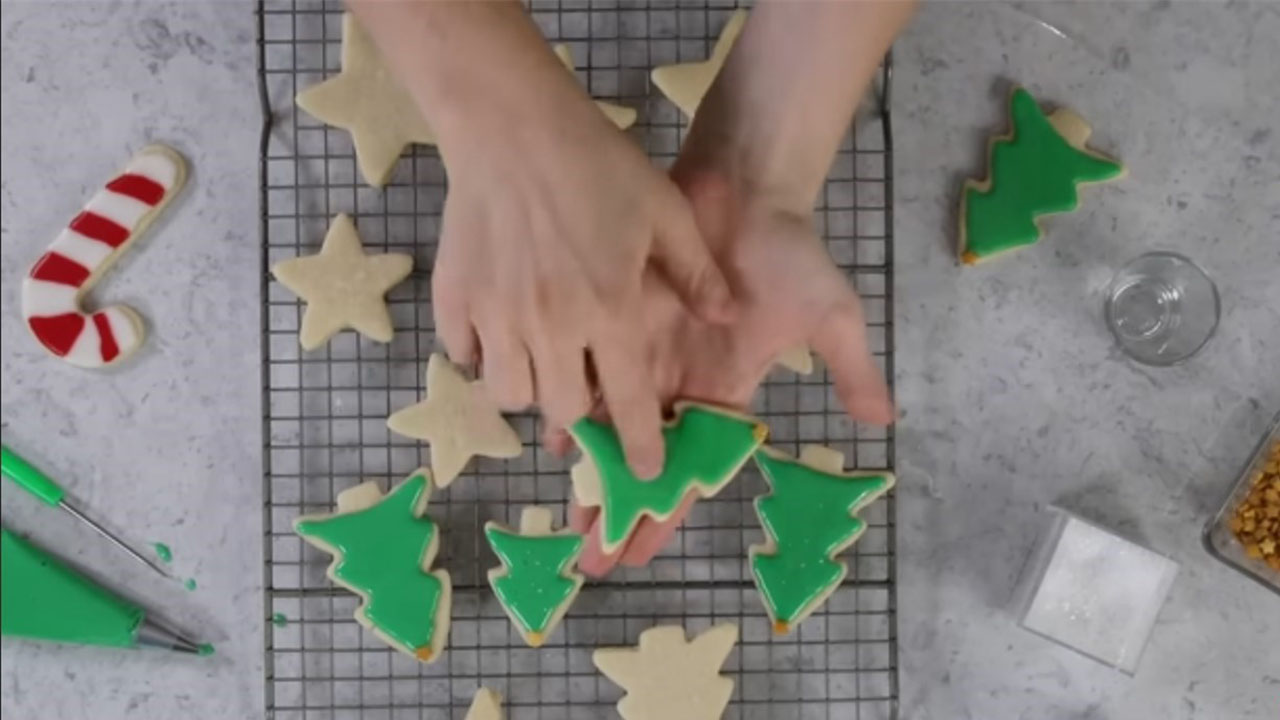 Sugar-Free Sugar Cookies with Sugar-Free Icing